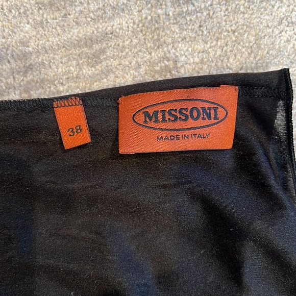 MISSONI Multicolored S/S dress with black shell. - Picture 4 of 5